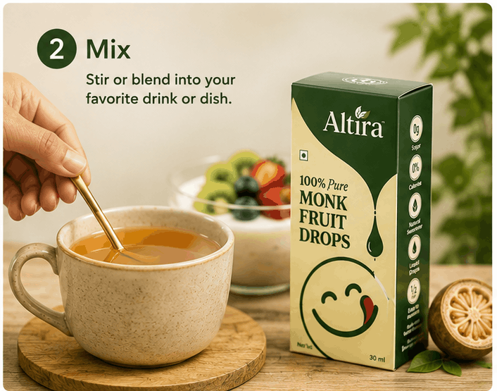 Mix Altira into your drink or dish